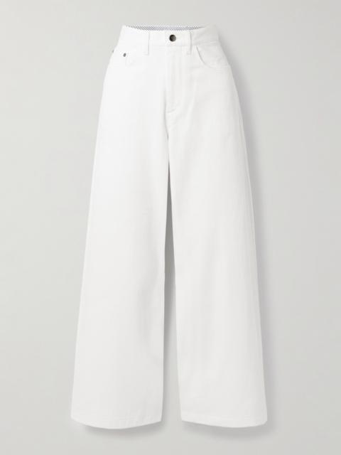 Massive Organic Cotton-twill Wide-leg Pants