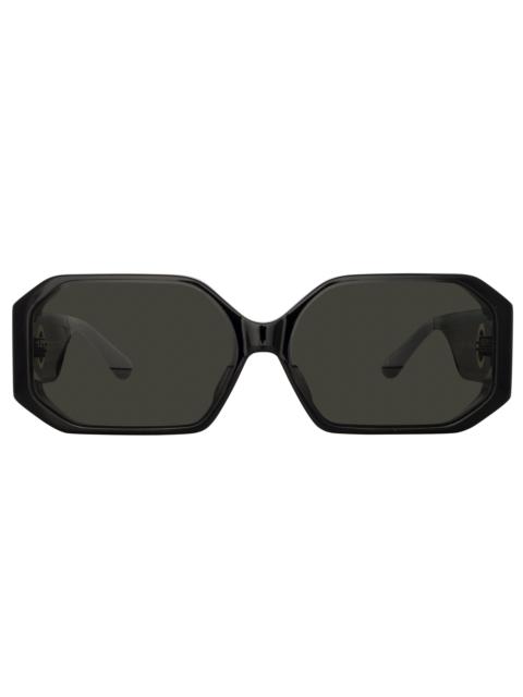 BAILEY ANGULAR SUNGLASSES IN BLACK