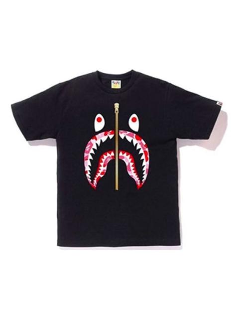 A Bathing Ape Half Zip Shark Face 'Black Red' BAPE19SS-011