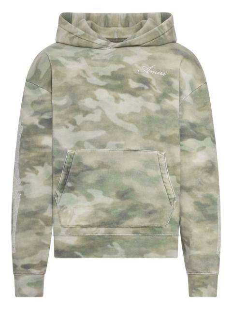 bones oversize camouflage hoodie