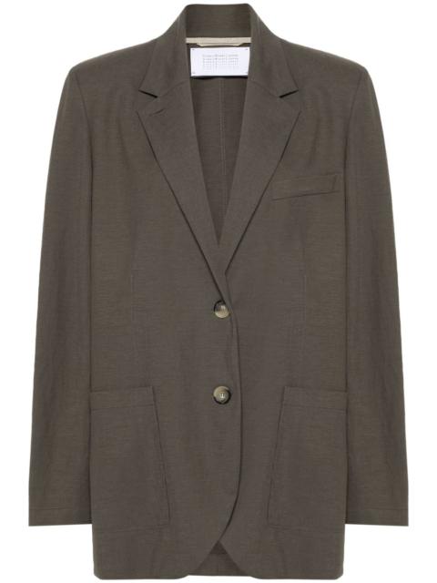 single-breasted blazer