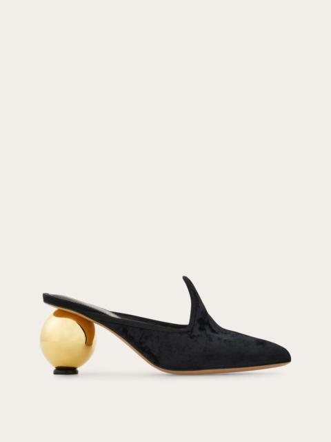 Spherical heel mule