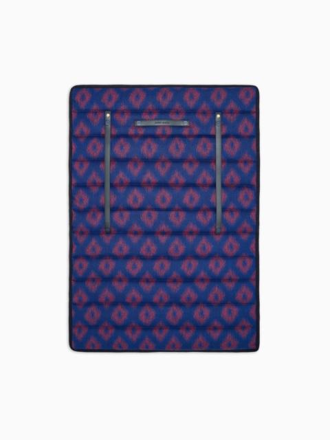 Poldo X Giorgio Armani Travel mat in Ikat jacquard flannel