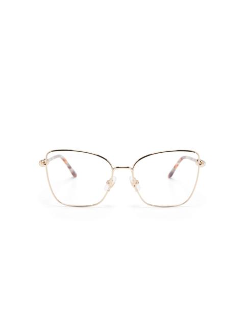 butterfly-frame glasses