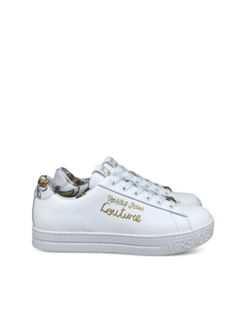 logo-print sneakers