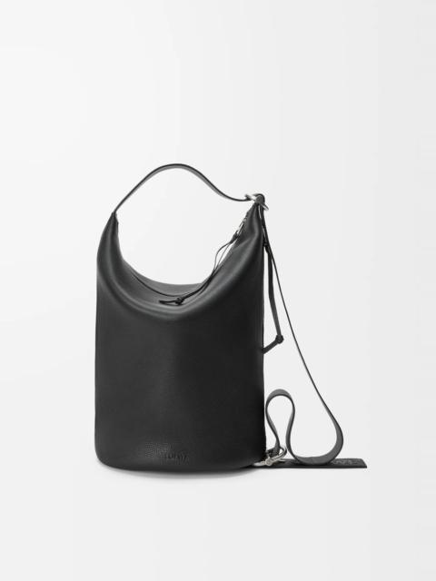 Loop bucket in supple grained calfskin