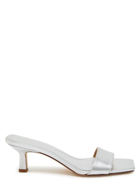 Aeyde Gilly 55 Metallic Nappa Sandals