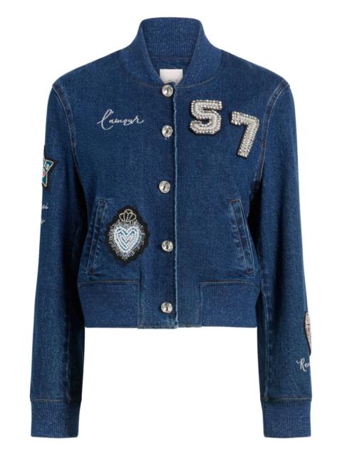 Dominique embellished denim jacket