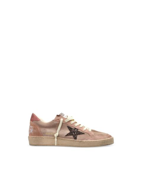 Ball Star glitter-patch sneakers
