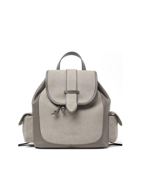 flap-pocket backpack