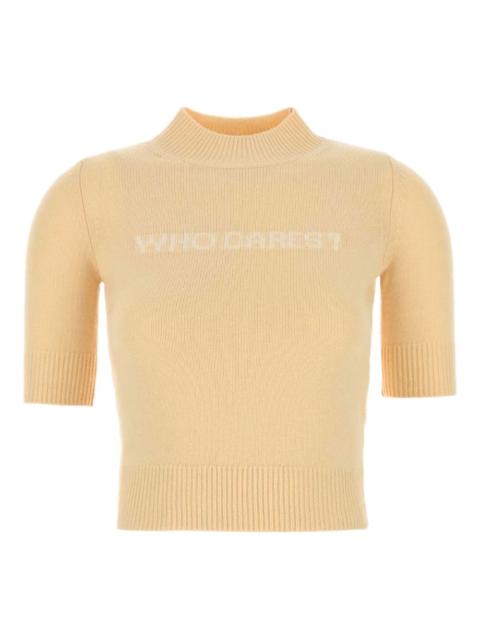 short-sleeve knit top