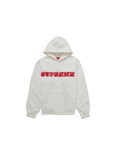 Supreme Lace Hooded Sweatshirt White