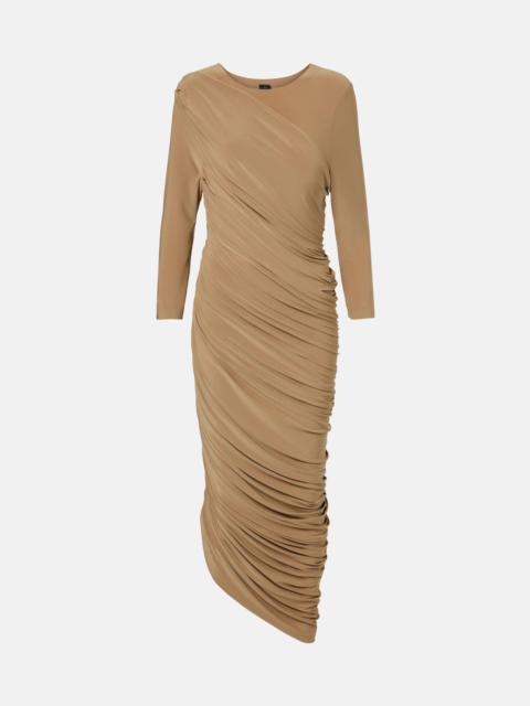 Diana ruched jersey cocktail dress