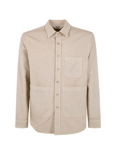 buttoned pocket shirt