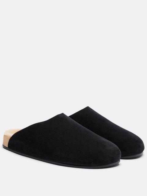 Hudson Two suede mules