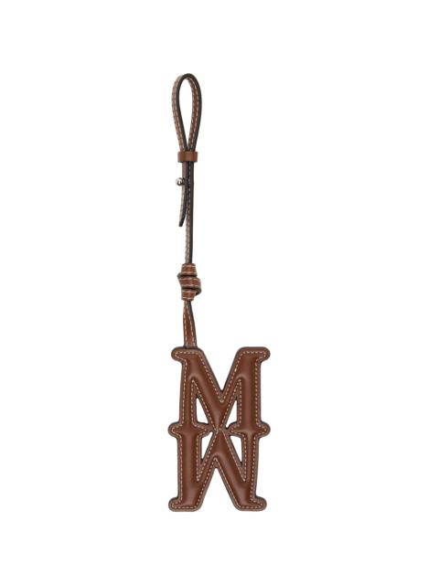 Brown MMCharm Leather Bag Charm