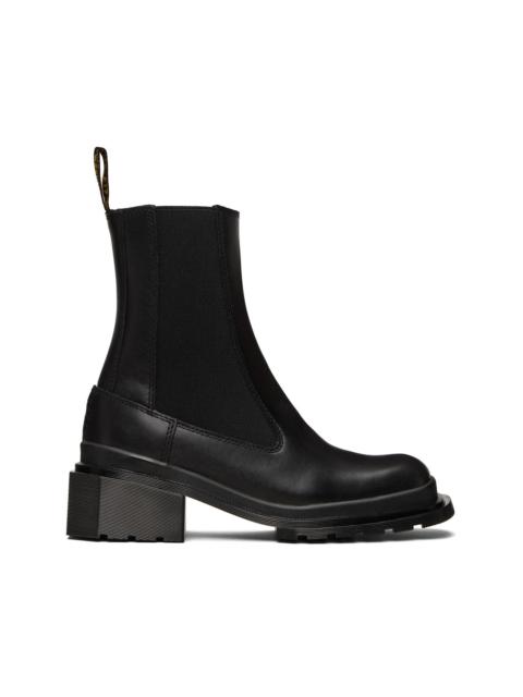 Black Maybole Square Toe Chelsea Boots