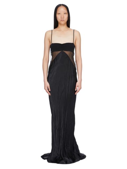 square-neck sleeveless maxi dress