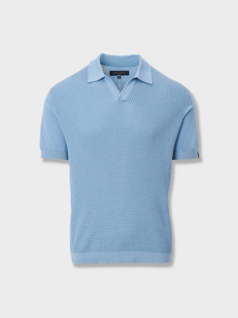 Saxon Silk-Cotton Polo Shirt