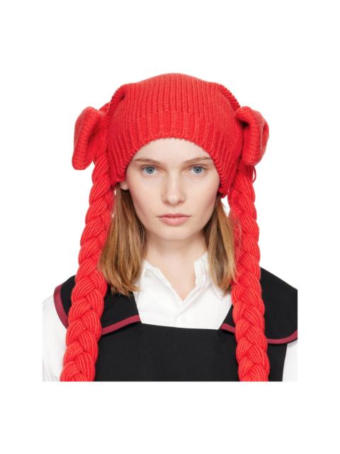 Red Bow Beanie