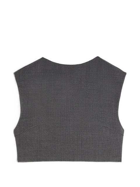 twill crop top