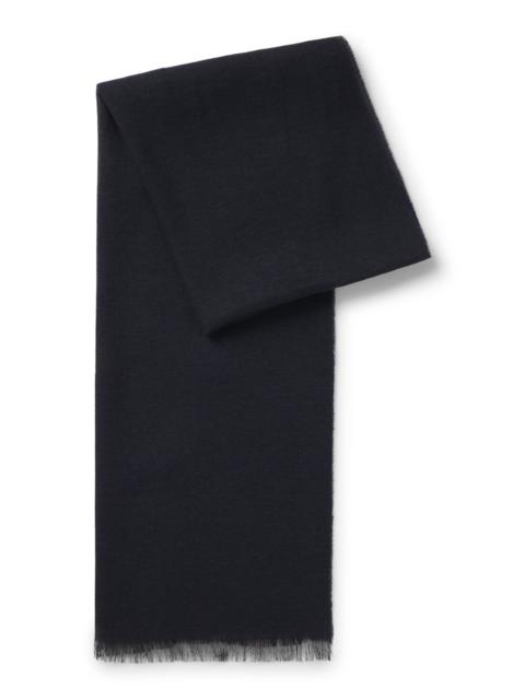 BECKHAM X BOSS LIGHTWEIGHT TWO-TONE SCARF WITH LINEN