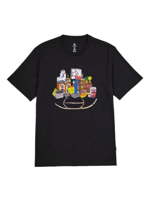 Converse Throwback T-Shirt 'Black' 10023259-A01