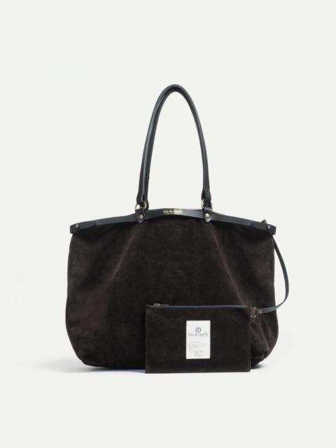 ADÈLE TOTE BAG  -  DARK BROWN