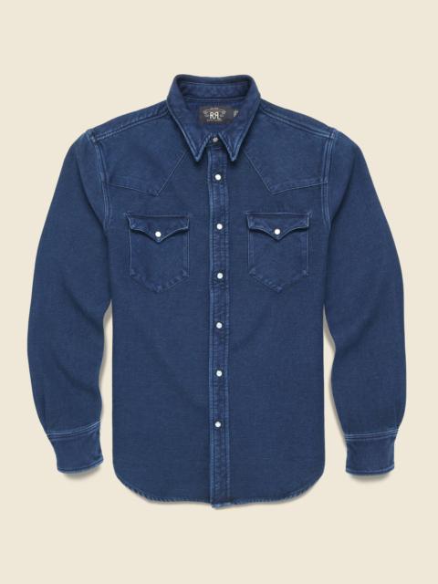 Chamois Roper Western - Indigo