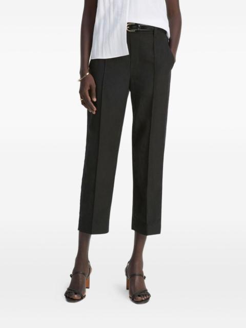 pleated-pocket trousers