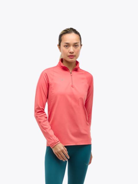 Women's GlideTech Quarter Zip in Grapfruit
