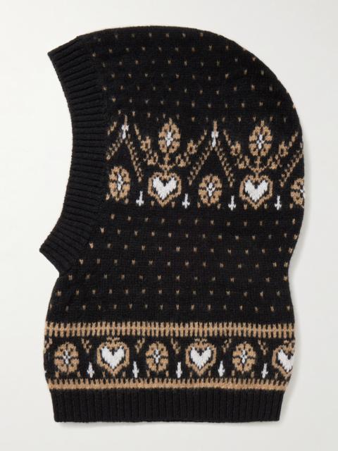 Caspian Fair Isle Cashmere Balaclava
