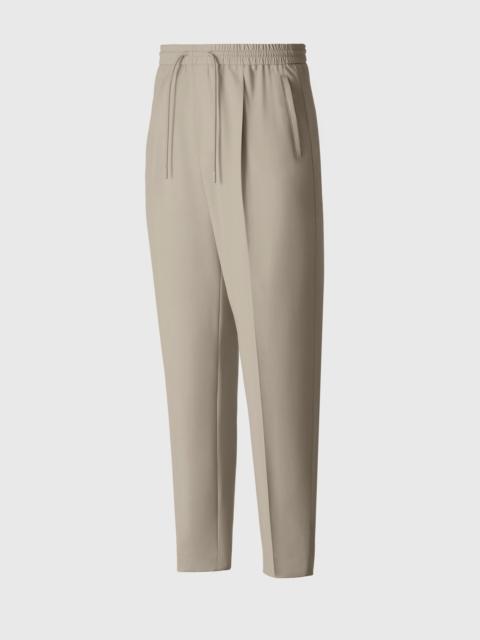 MARTIN-Z Pleated wool pants with elasticized waist