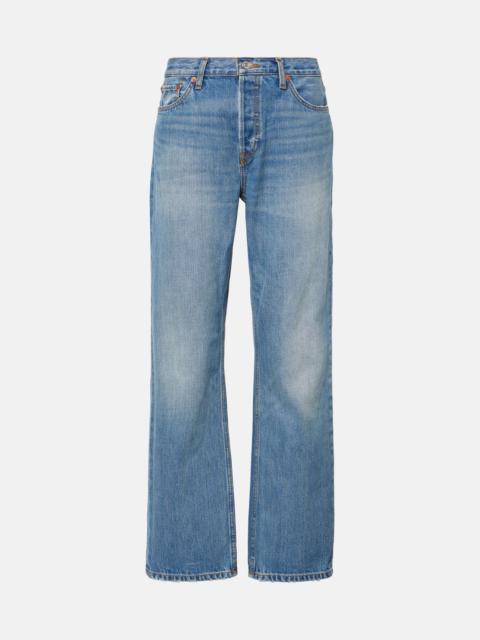 The Standard mid-rise straight jeans