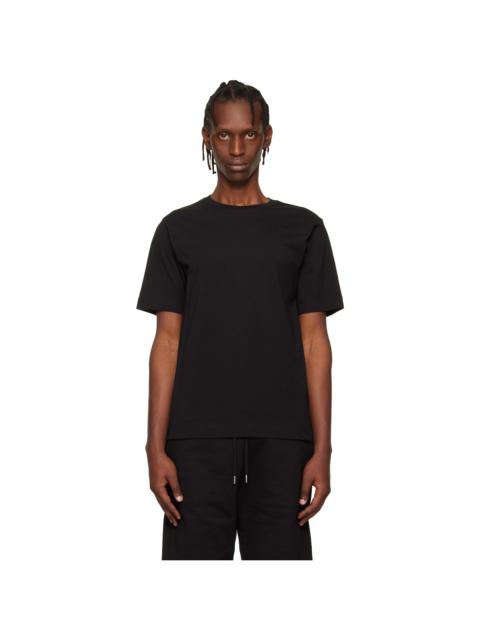 Black Regular Cotton T-shirt