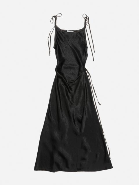 Satin dress - Black