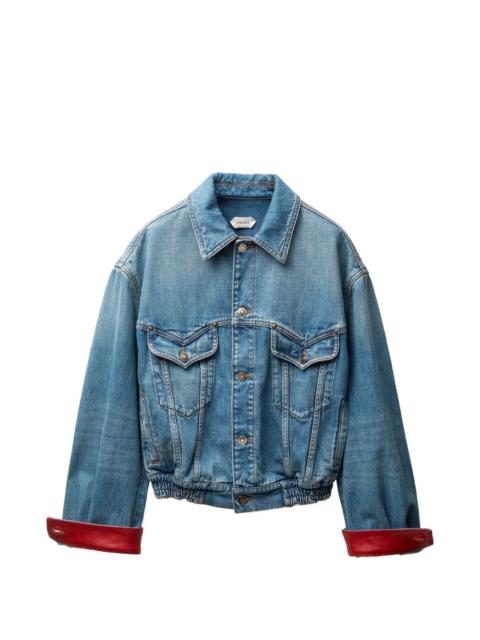 cuff collared jacket