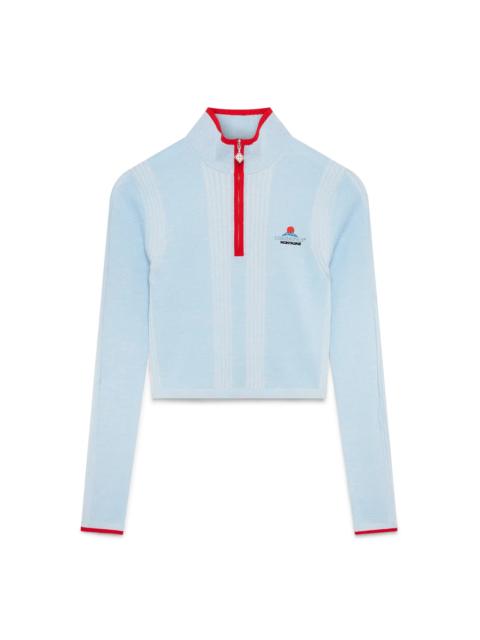 Ski Merino Base Layer Crop Top | Casablanca Paris