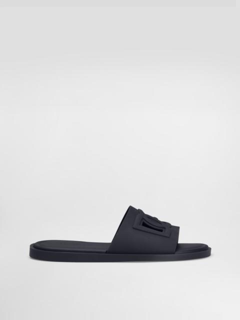 Rubber beachwear sliders