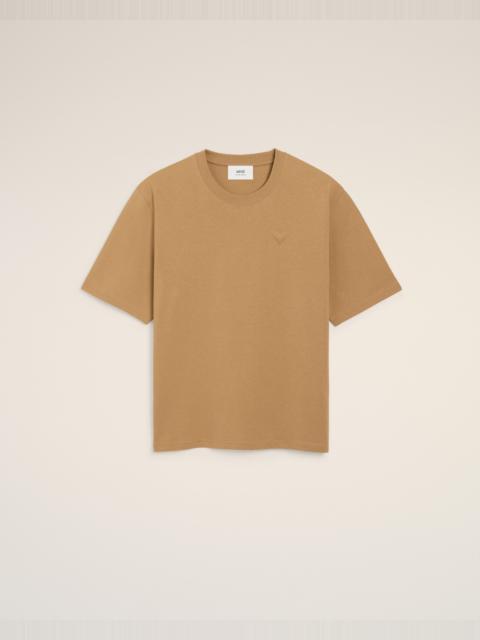 BROWN COTTON AMI DE COEUR COSY FIT T-SHIRT