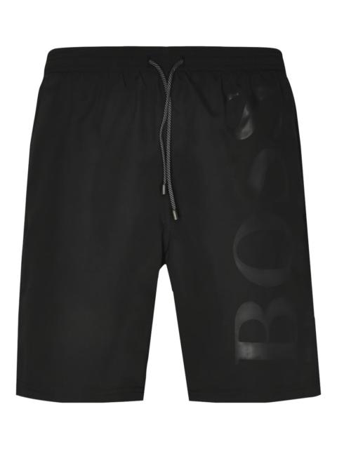 Orca drawstring track shorts