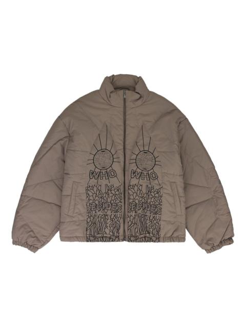 embroidered padded jacket