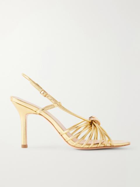 Mareka Metallic Leather Sandals