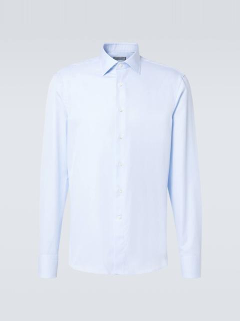 Cotton poplin shirt