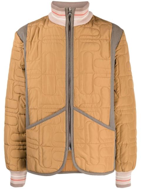 multi-panel padded jacket