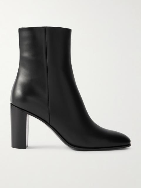 Vitello Glove 85 Leather Ankle Boots