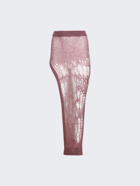 Spider Distressed Maxi Skirt Thulian