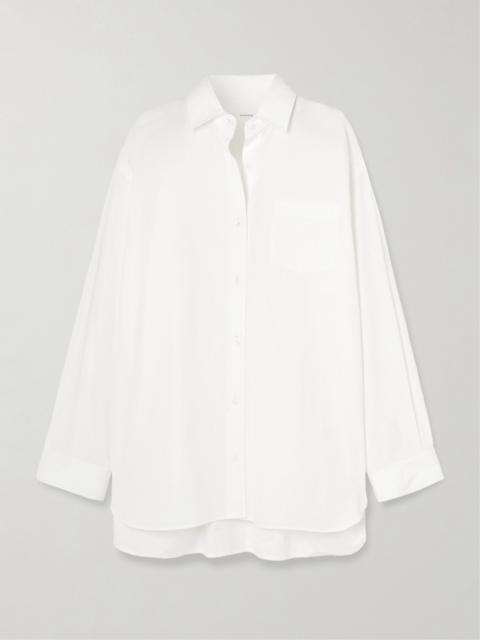 + Maria Mcmanus Oversized Organic Cotton-poplin Shirt