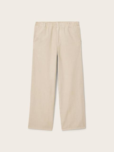 SABBATH WIDE LEG CANVAS PANTS
