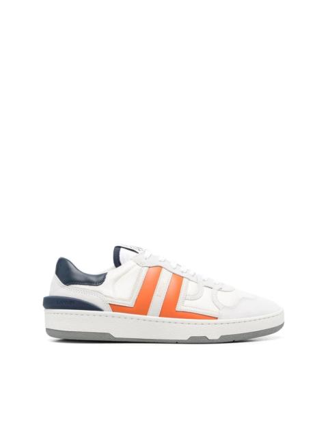 panelled low-top sneakers